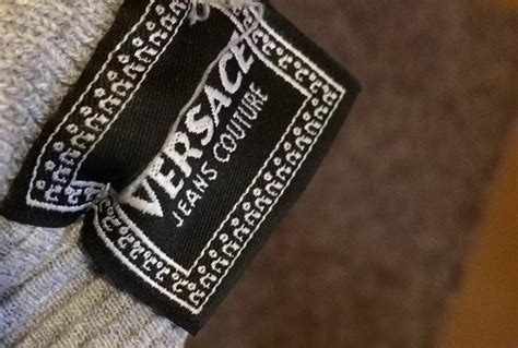 how to spot fake versace jeans couture clothing labels|versace clothing label.